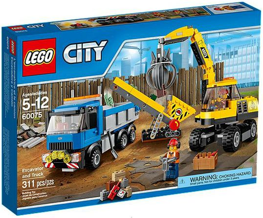 Excavator and Truck, 60075