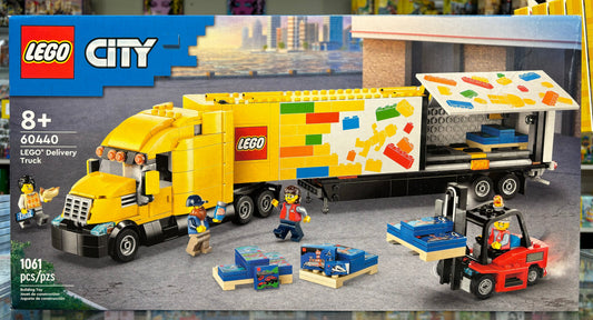 Yellow Delivery Truck - 60440