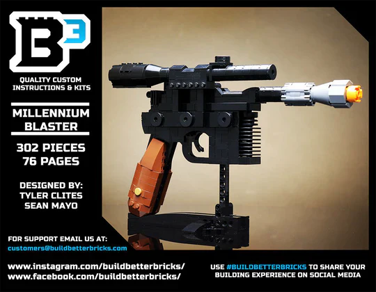 Custom LEGO Millennium Blaster, DL-44