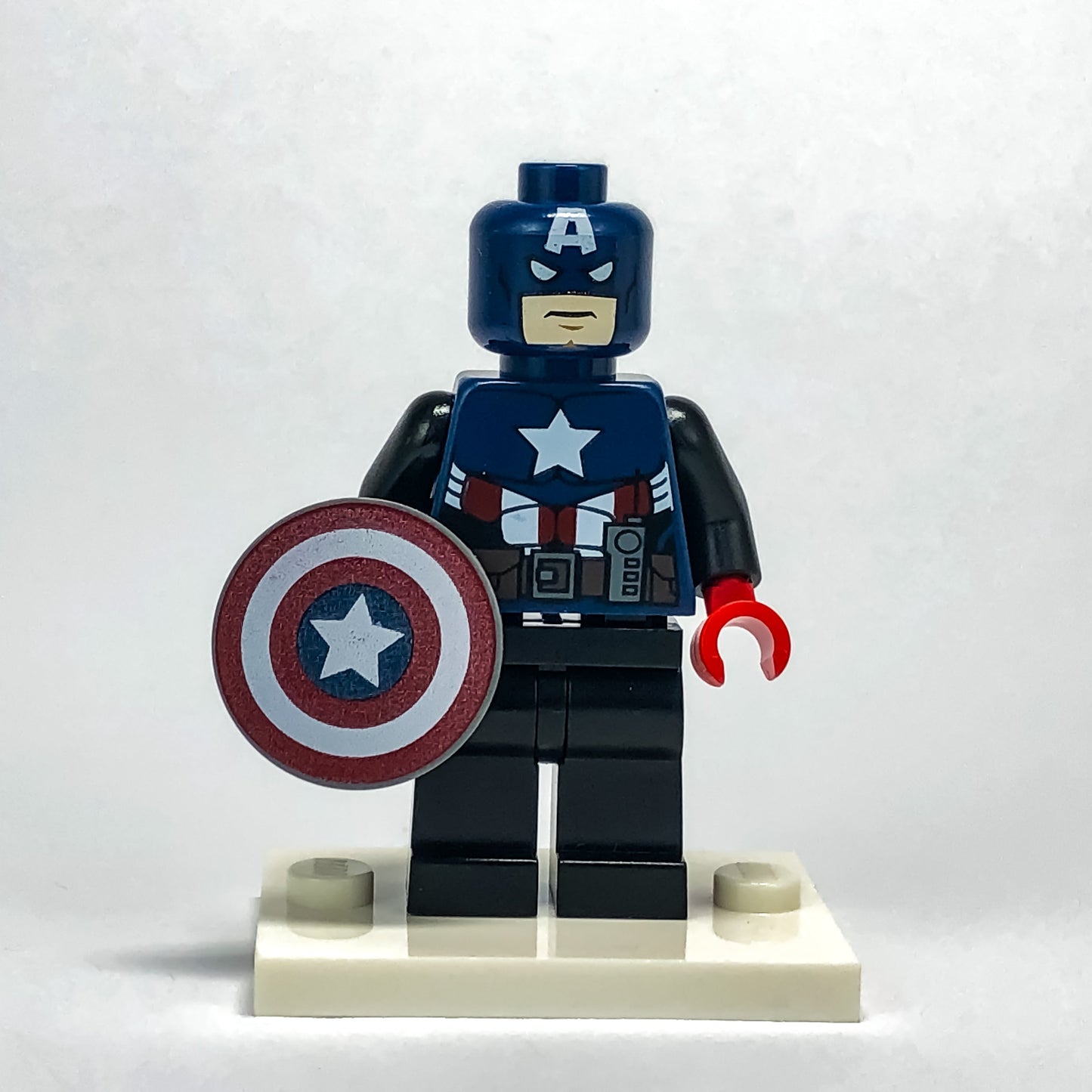 Toy Fair 2012 Captain America Lego Minifigure, sh0028