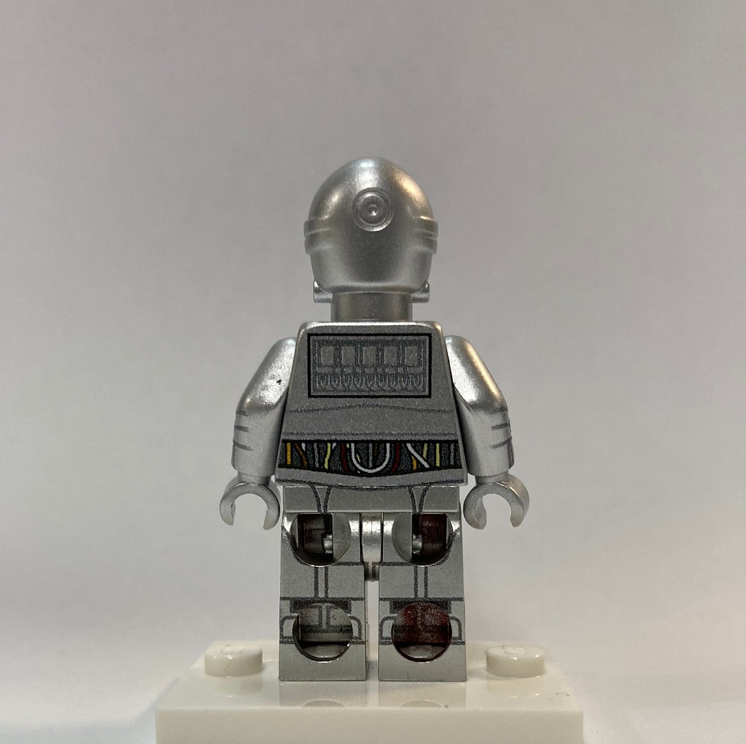 Protocol Droid Limited Edition Metallic Silver Custom Printed & Inspired Lego Star Wars Minifigure