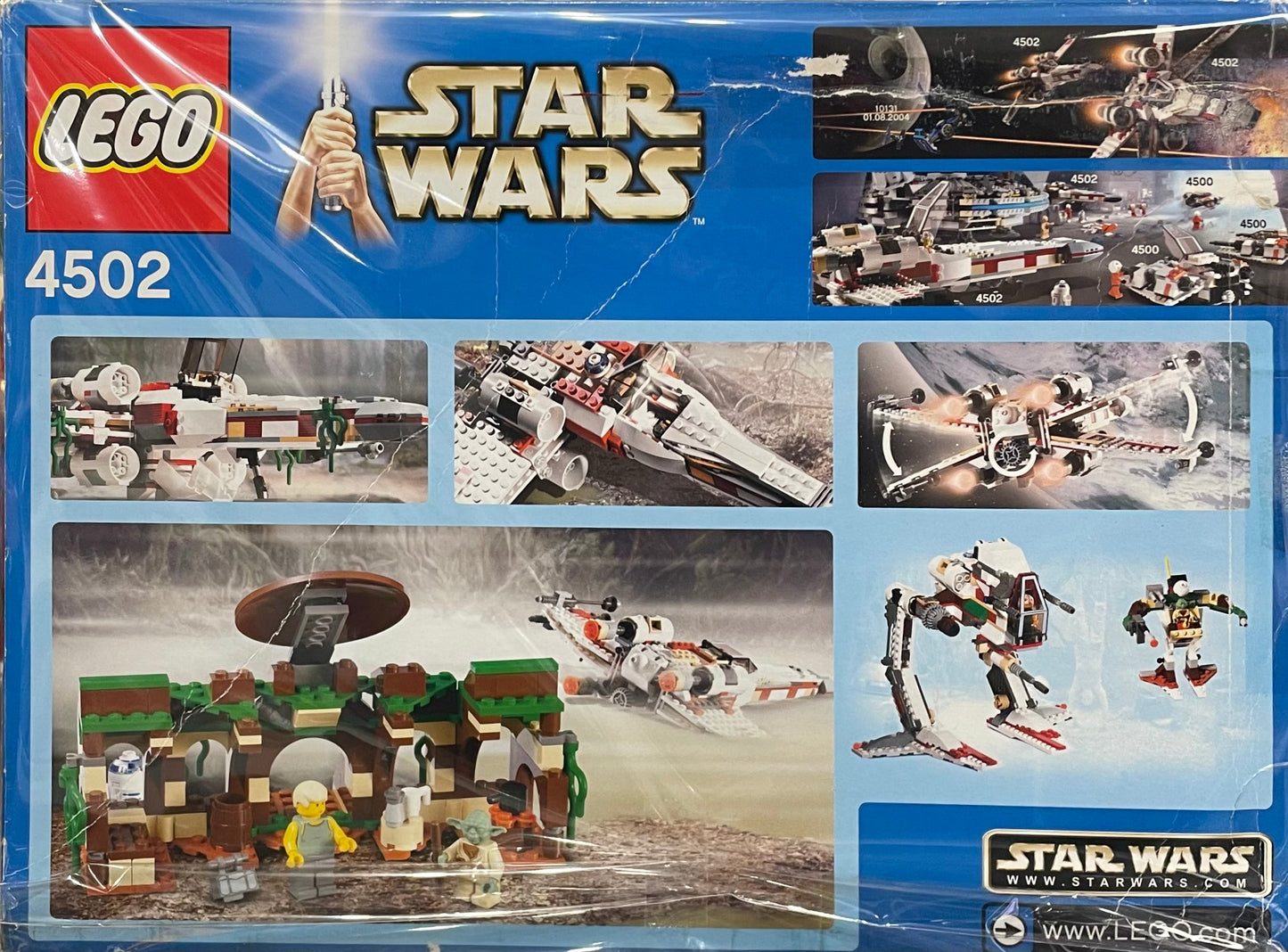 X-wing Fighter (Dagobah), Blue box, 4502