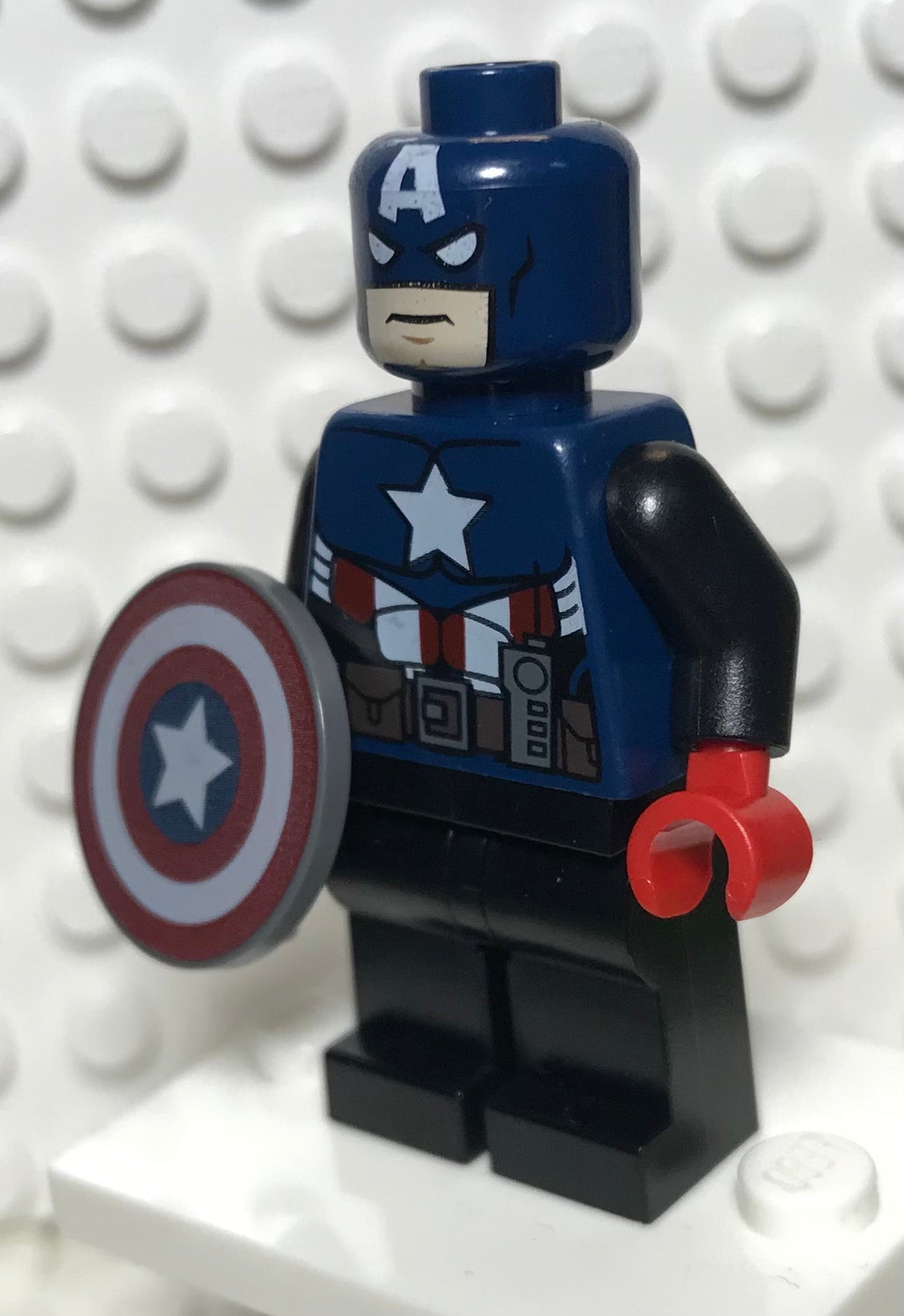 Toy Fair 2012 Captain America Lego Minifigure, sh0028