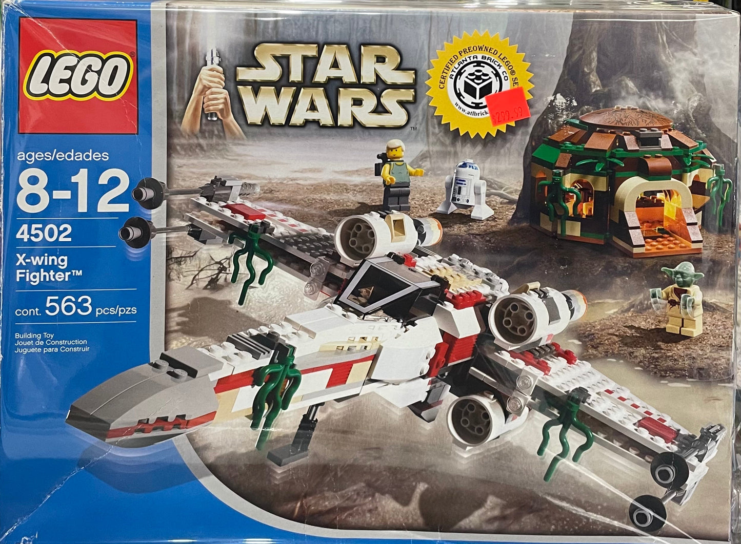 X-wing Fighter (Dagobah), Blue box, 4502