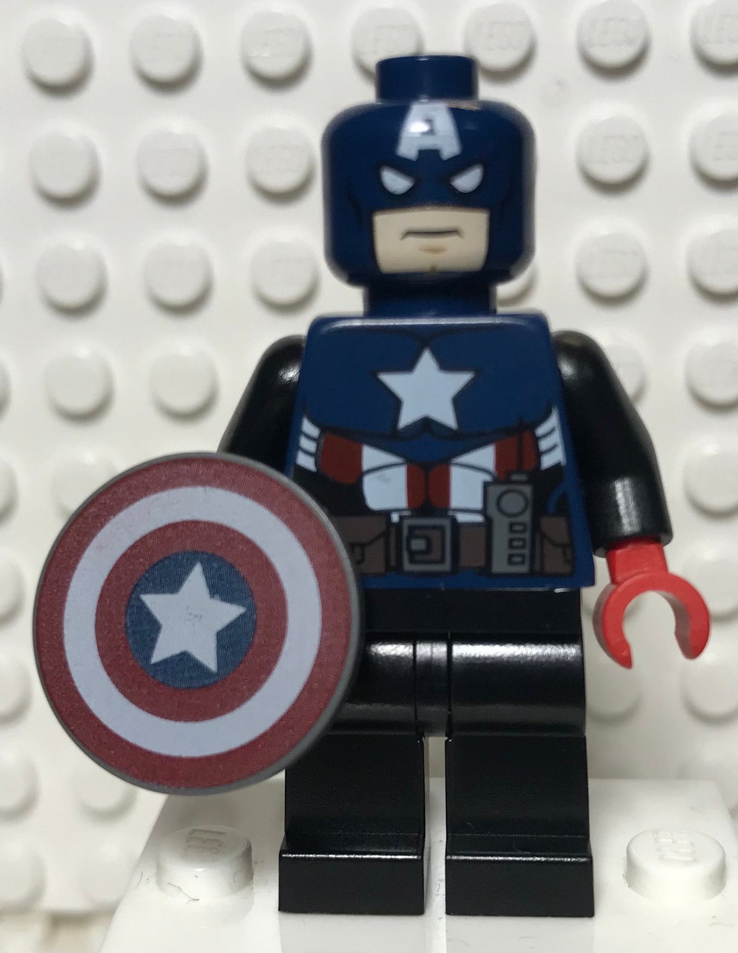 Toy Fair 2012 Captain America Lego Minifigure, sh0028